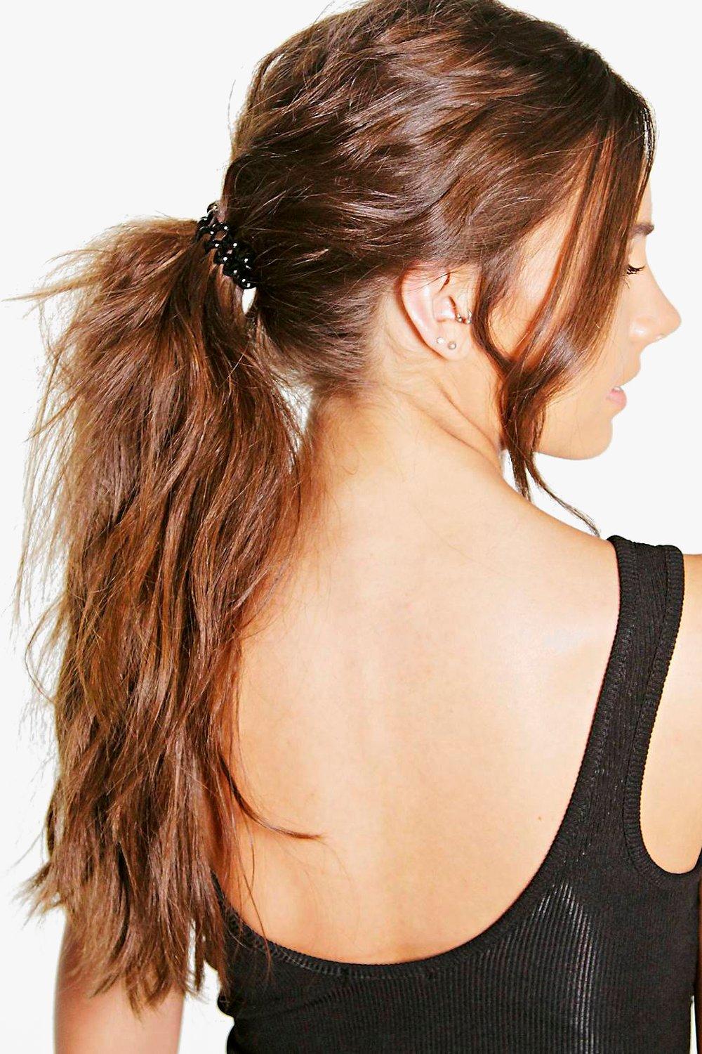 Tia Jelly Coil Hair Tie 4 Pack Boohoo