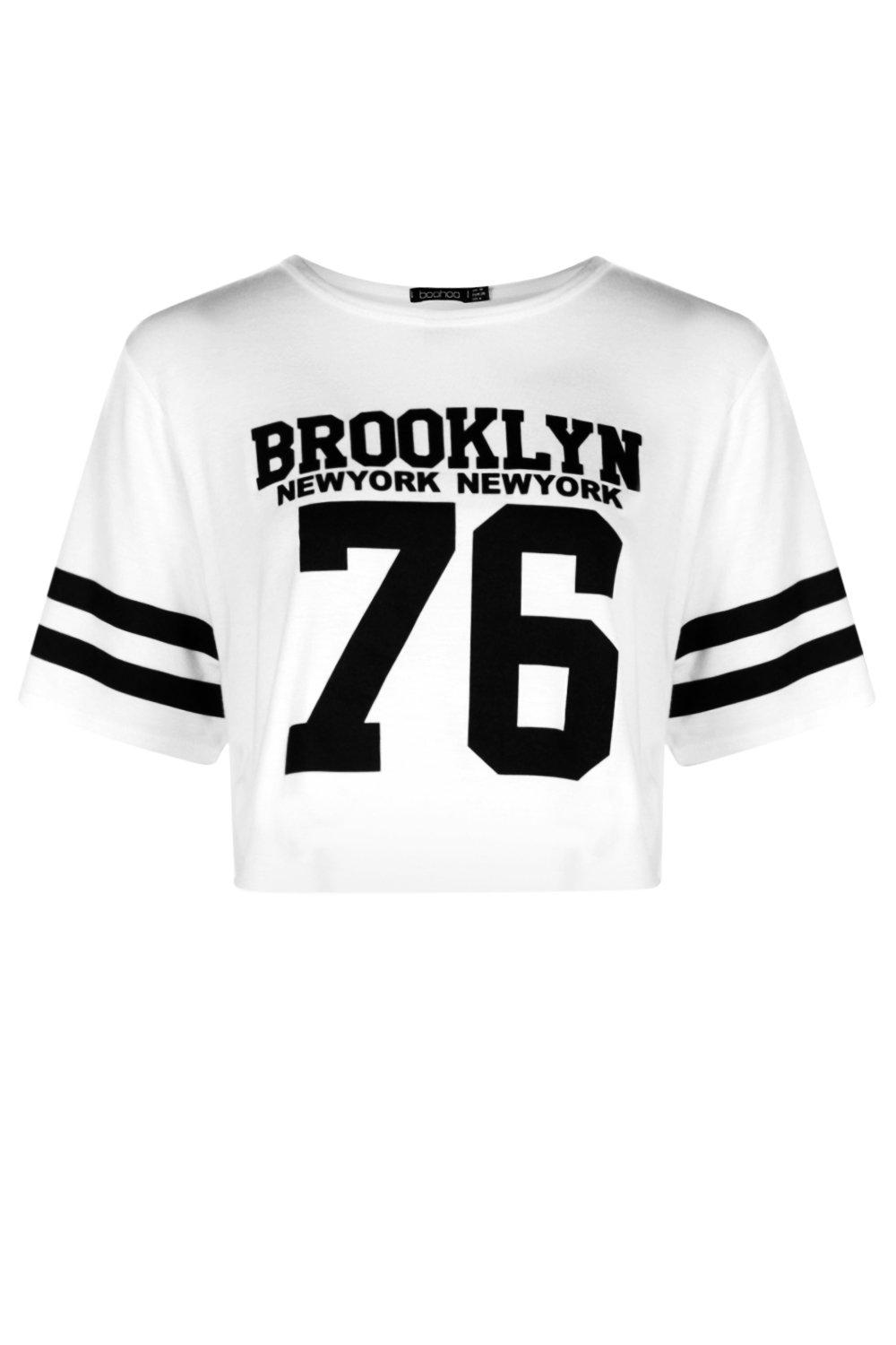 crop baseball jersey