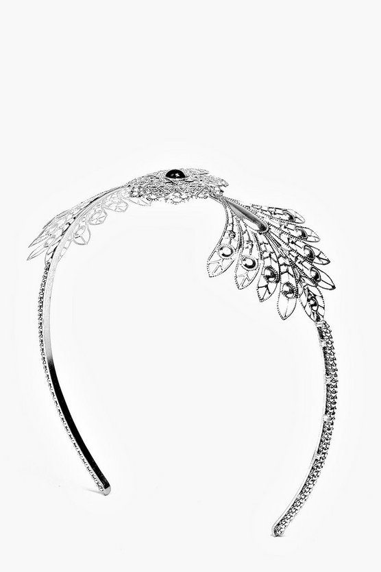 Lacey Ornate Winged Mermaid Stone Headband