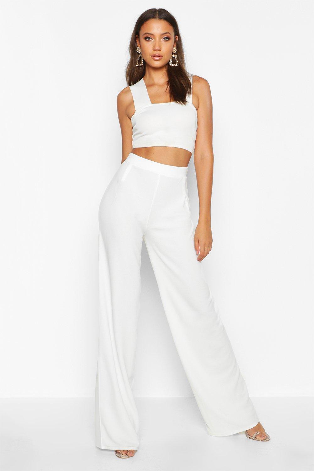 Tall Wide Leg Pants | Boohoo