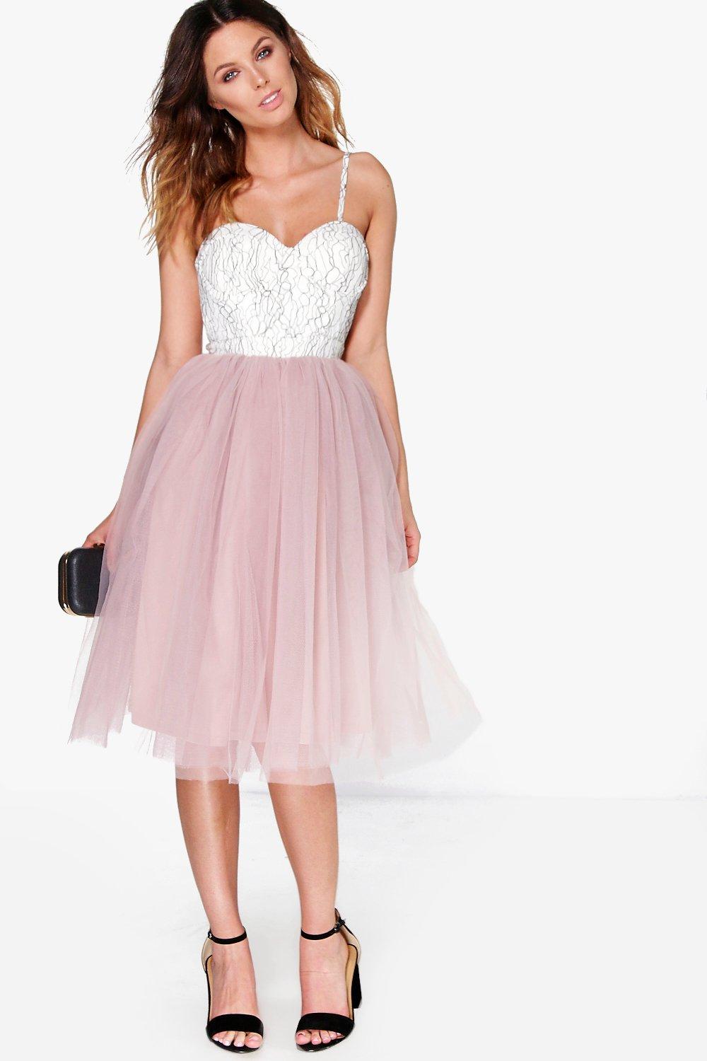 Boutique Ana Corded Lace Tulle Prom 