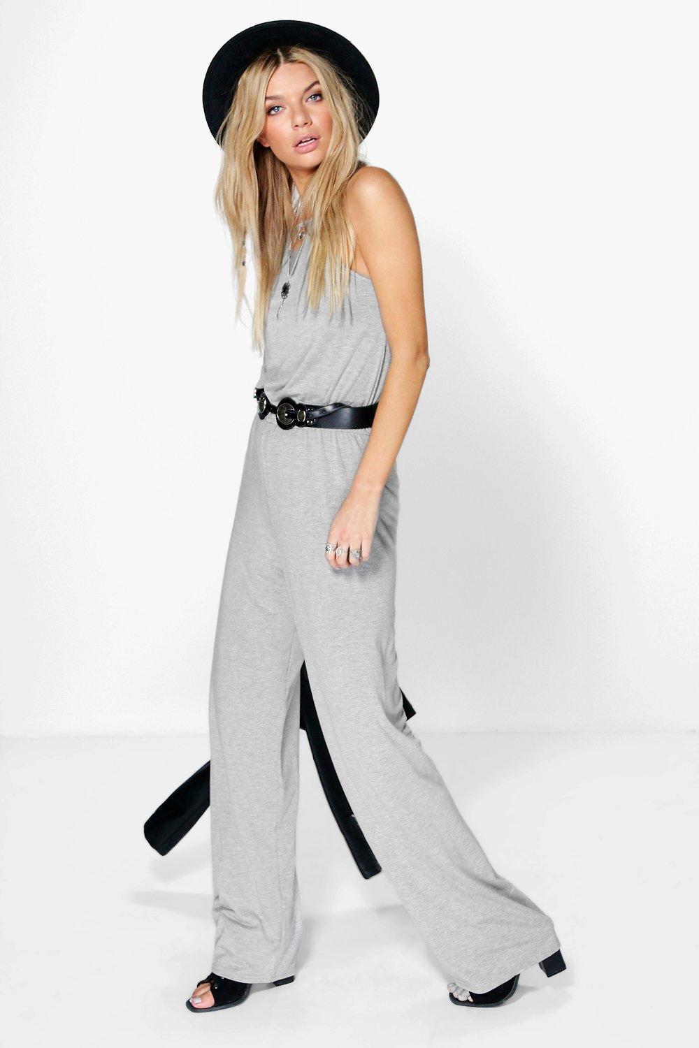 boohoo jersey jumpsuit