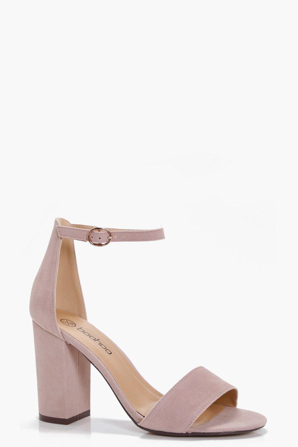 two part block heels