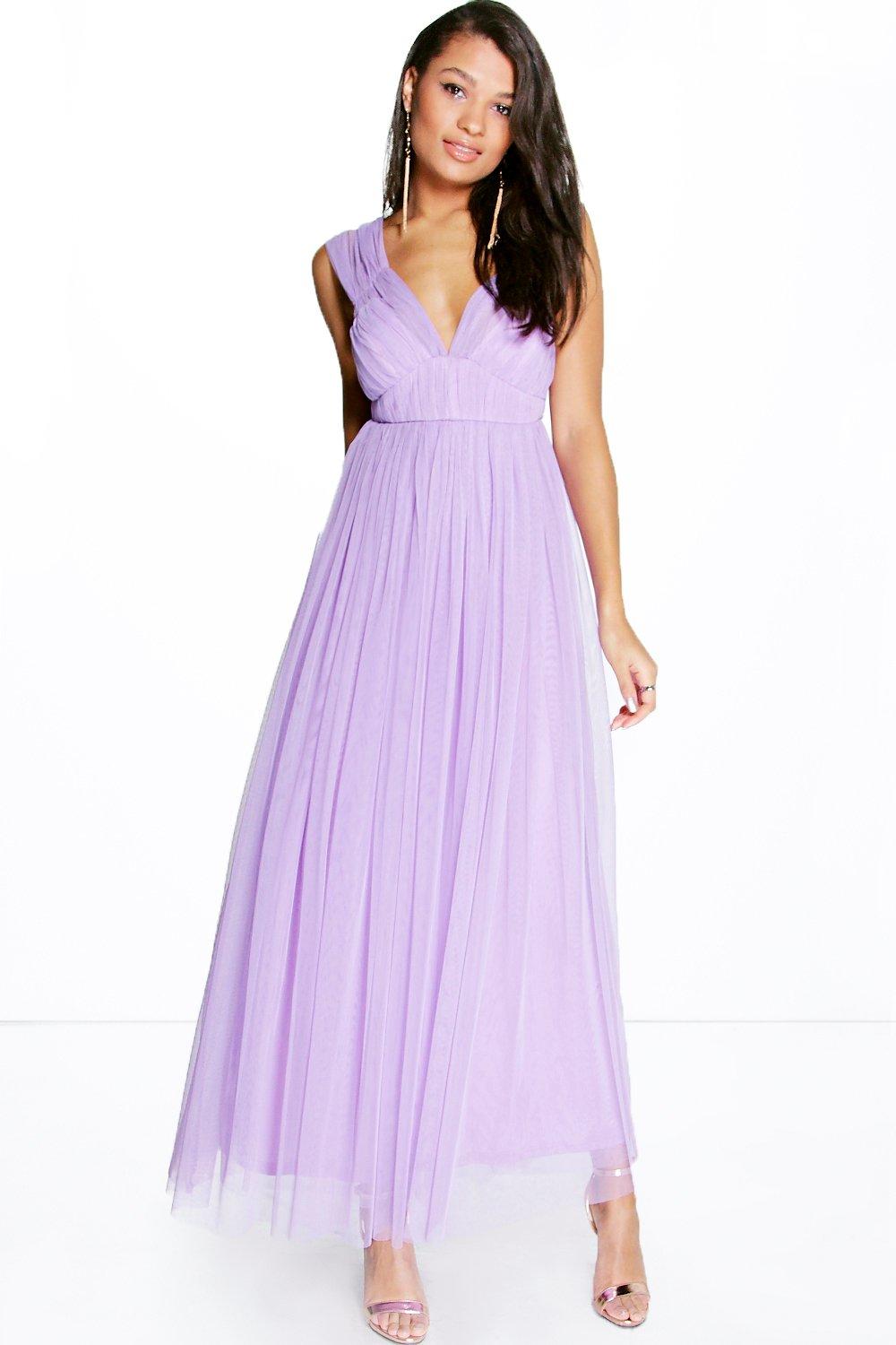 boohoo lilac dress