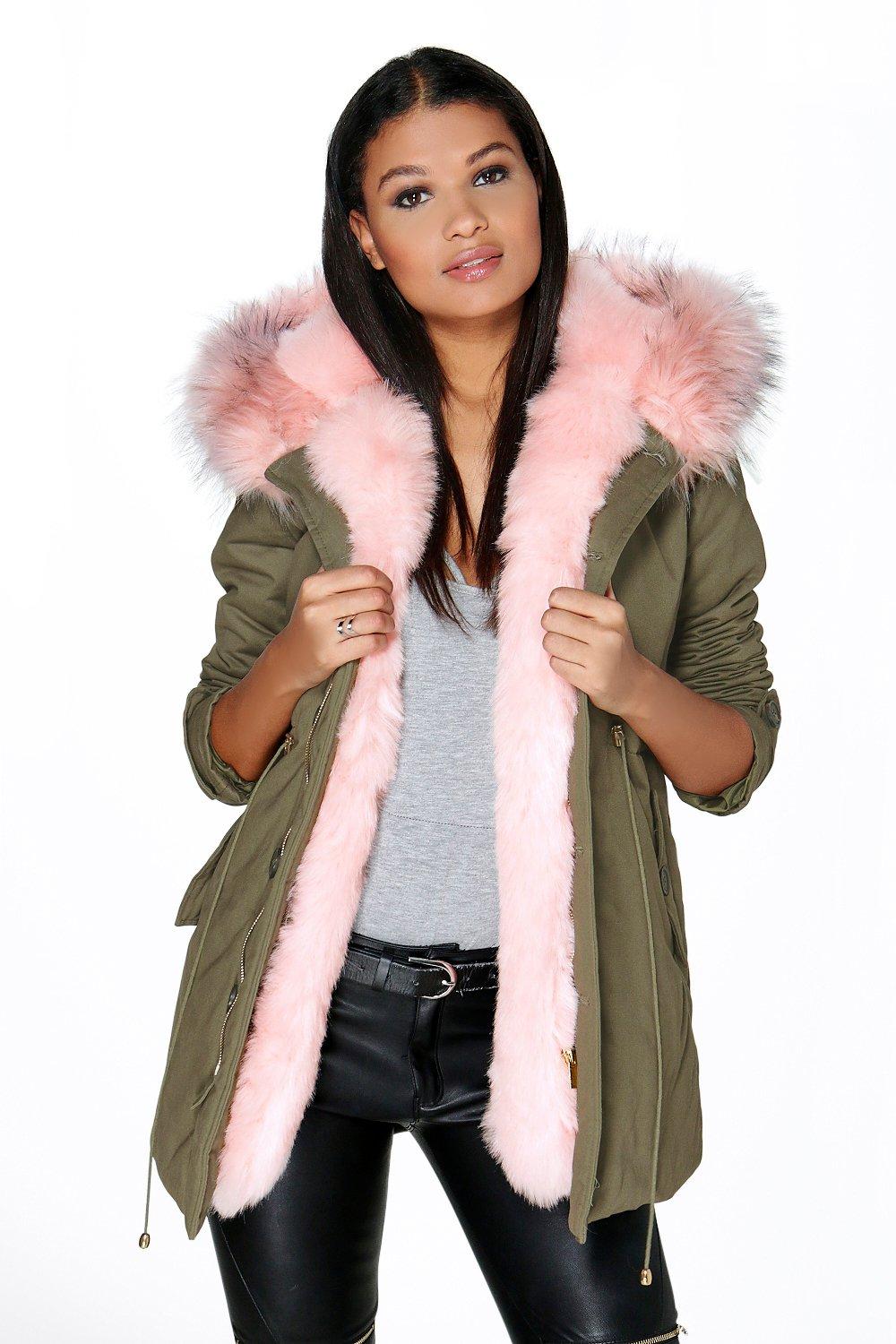 fur parka