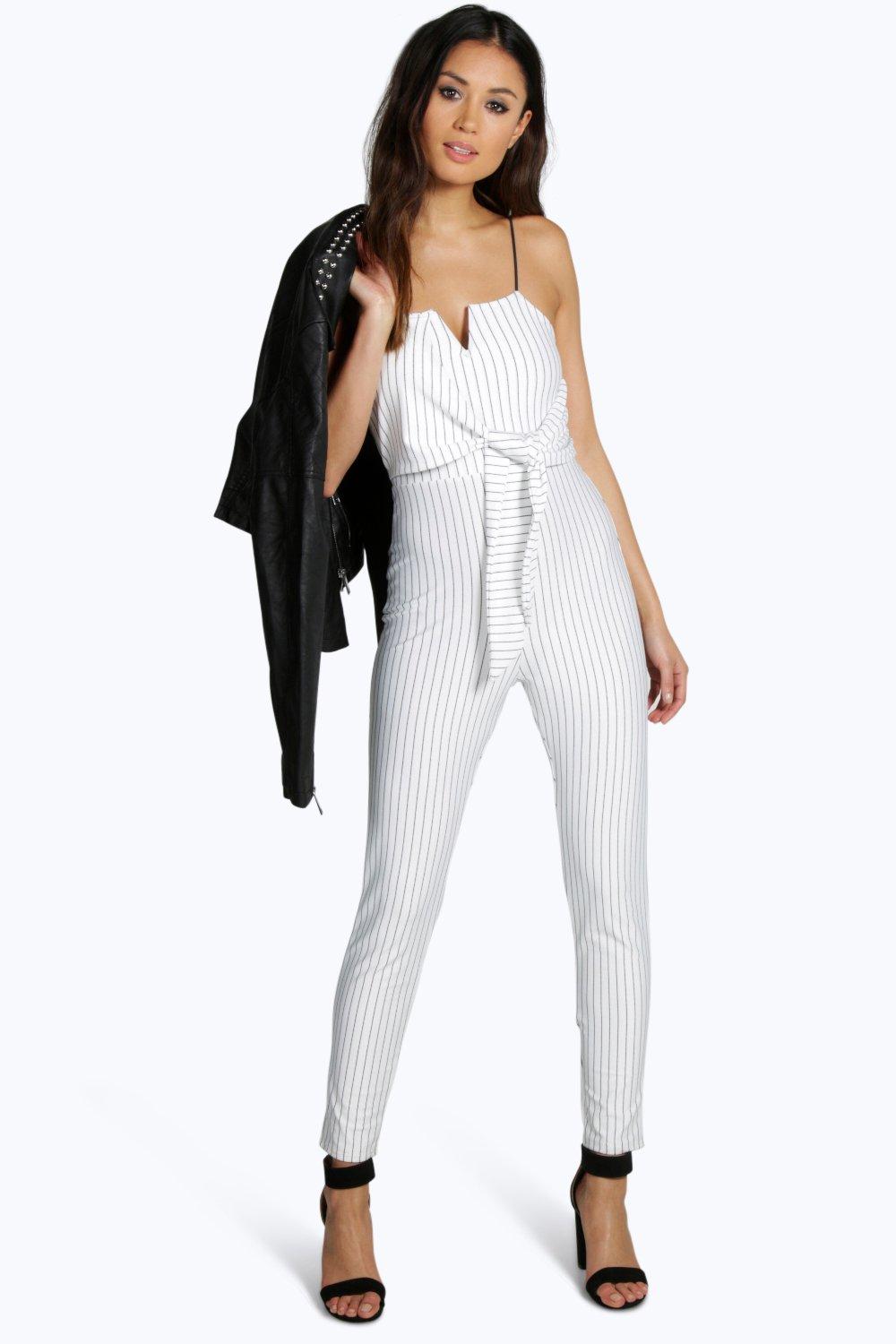 boohoo white jumpsuit
