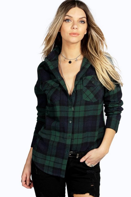 Sophie Brushed Large Checked Shirt