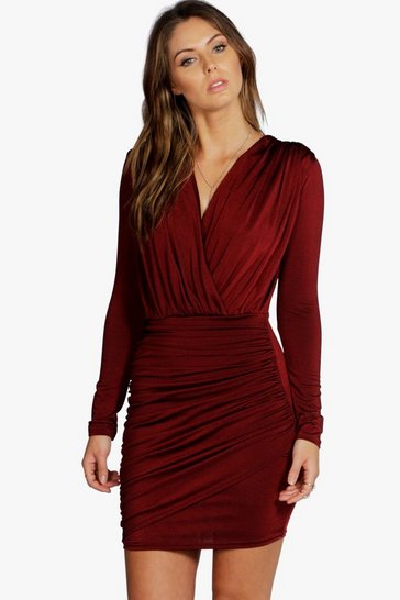 Maroon Cocktail Dress