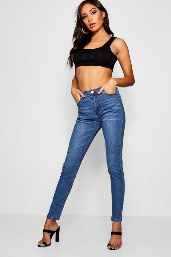 Rhea Classic High Waisted Skinny Jeans