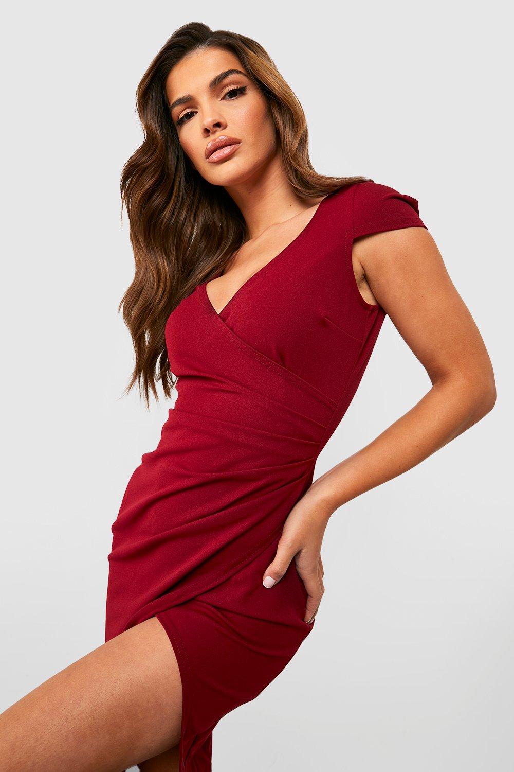 cap sleeve midi