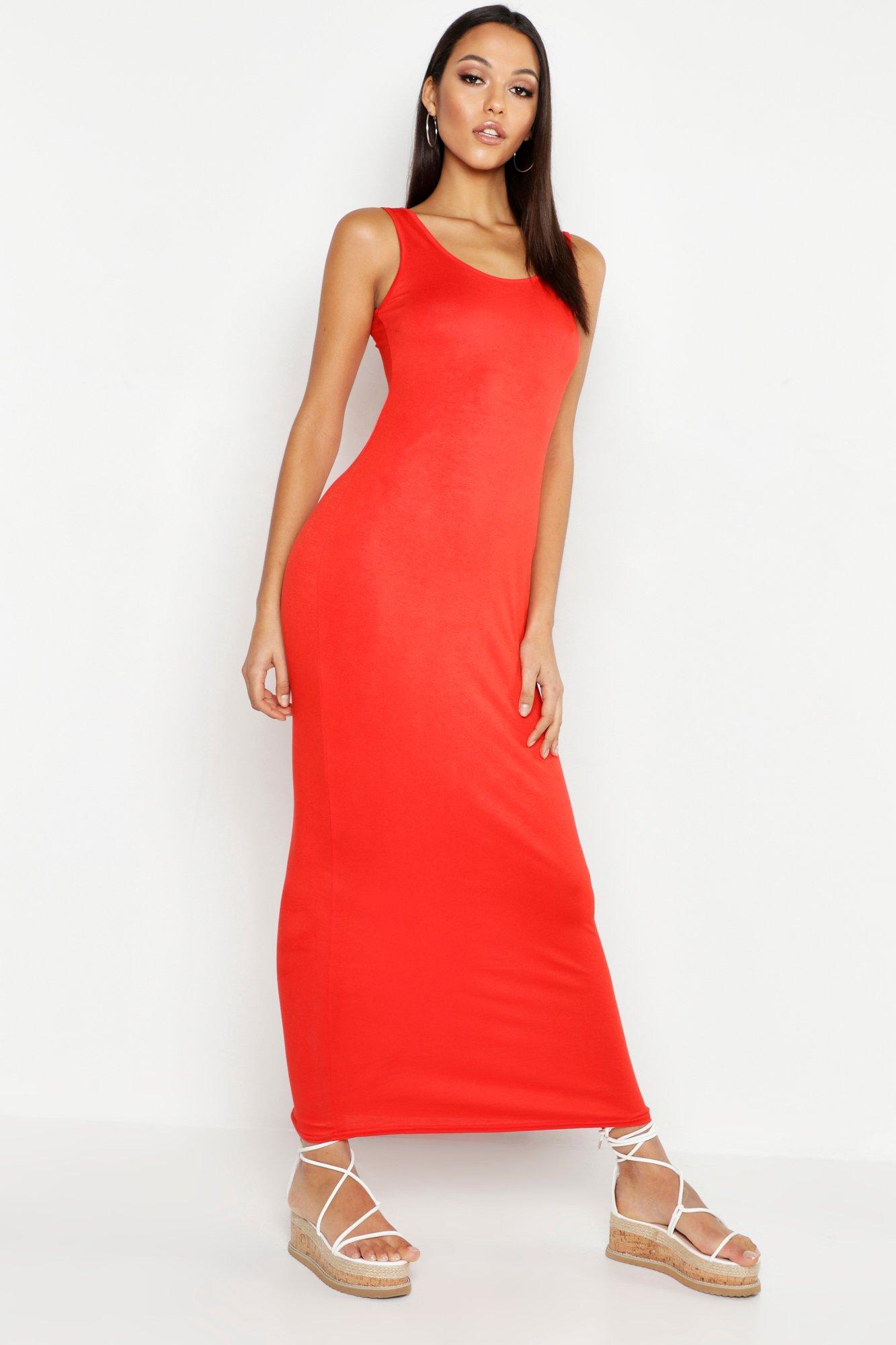 

Базовое макси-платье Tall, Red