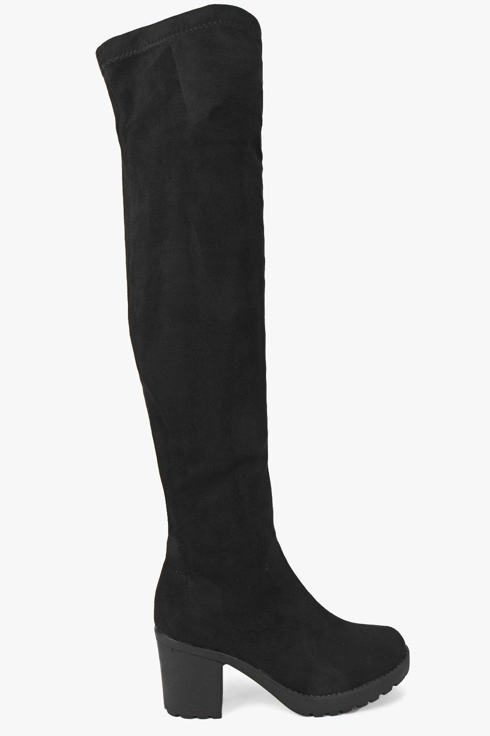 stretch over the knee boots