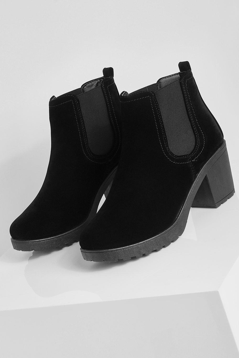 suedette chelsea boots