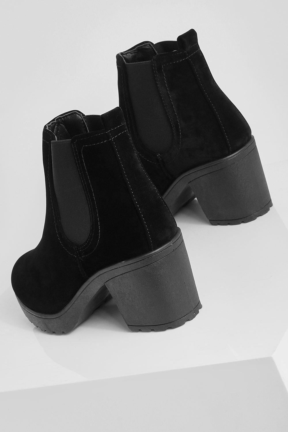 suedette chelsea boots