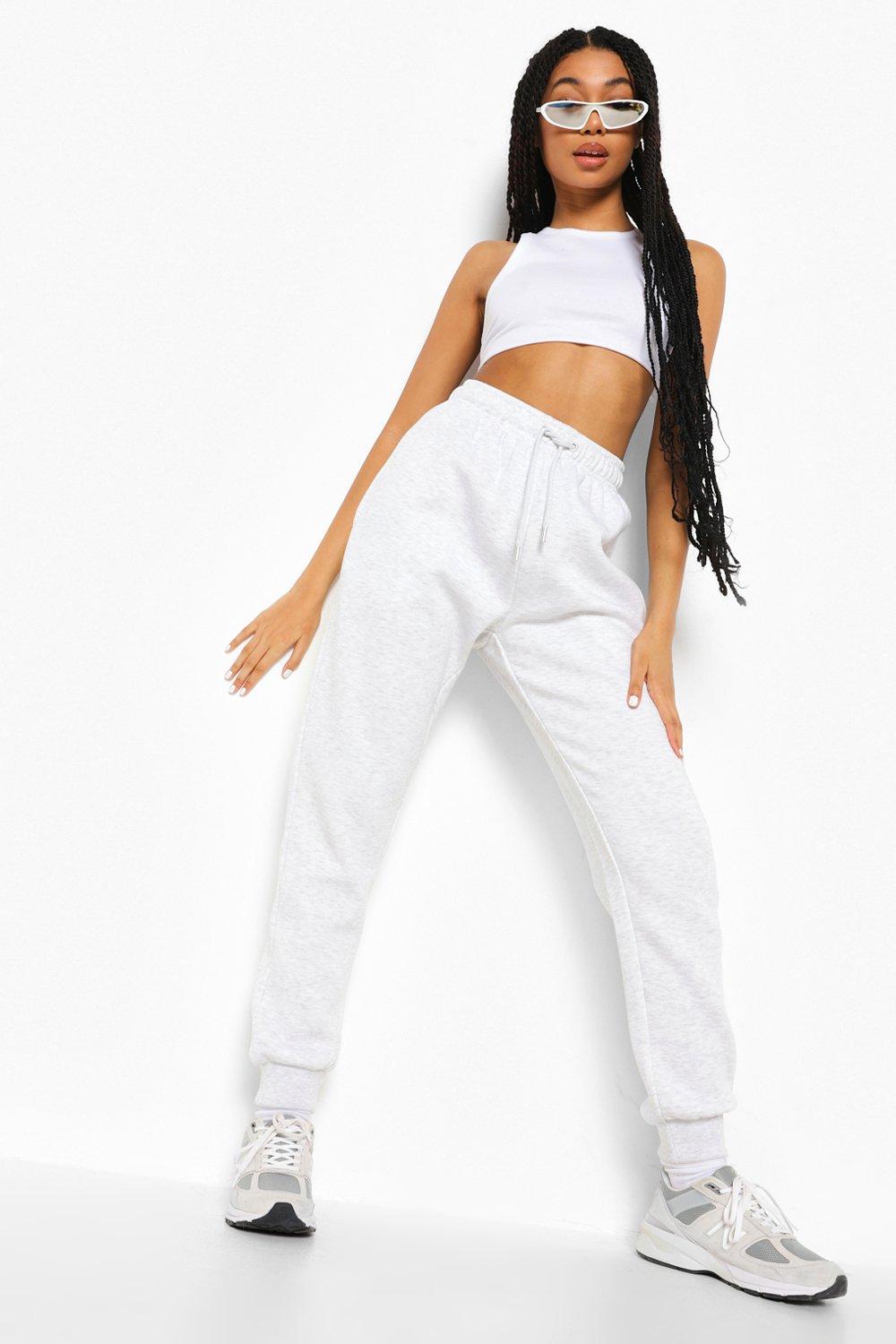 Womens Basic Regular Joggers - Grey - S, Grey