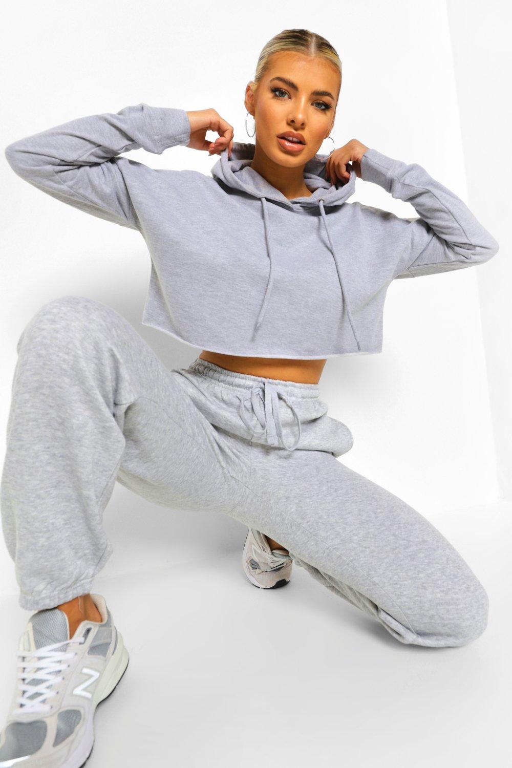 Womens Regular Fit Joggers - Grey - L, Grey