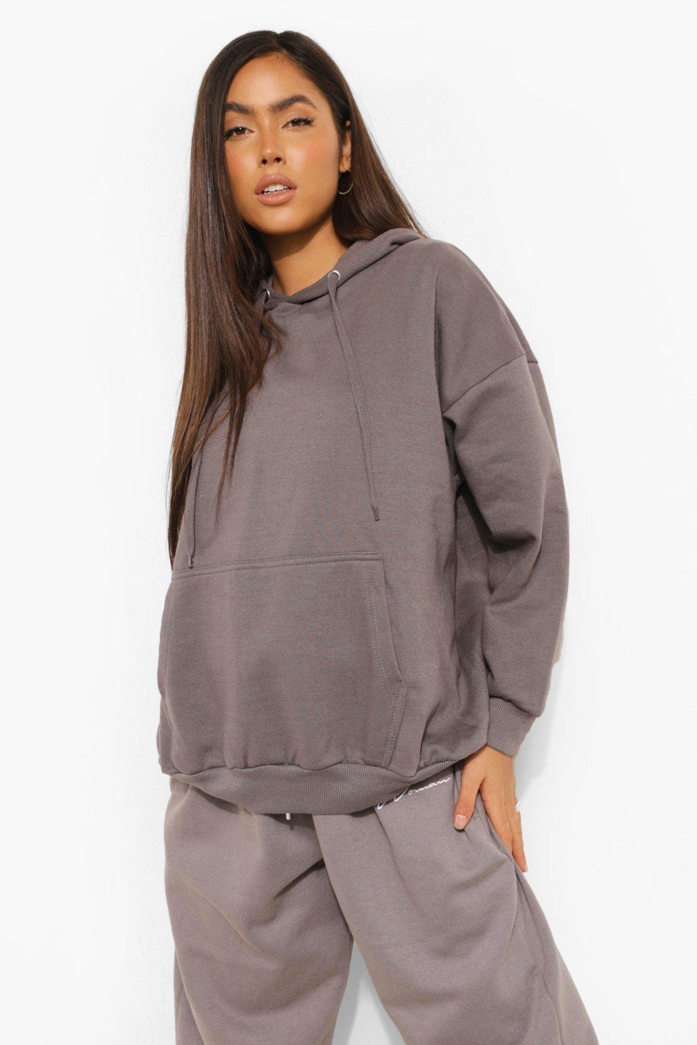 Womens Basic Oversized Hoodie - Grey - Xs, Grey