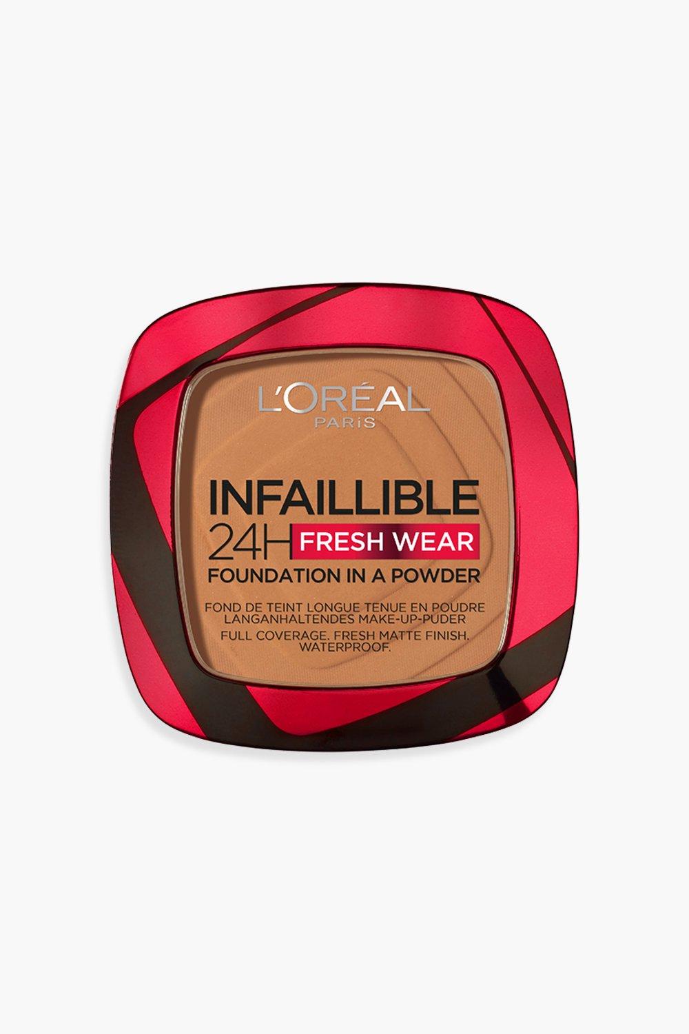womens loreal paris infallible foundation powder - brown - one size, brown