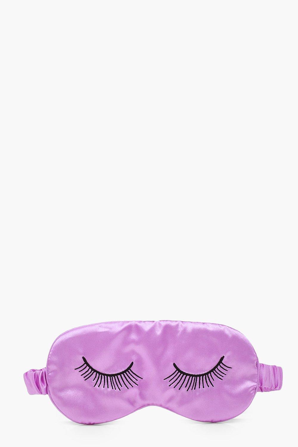 boohoo Satin Sleep Mask|lilac