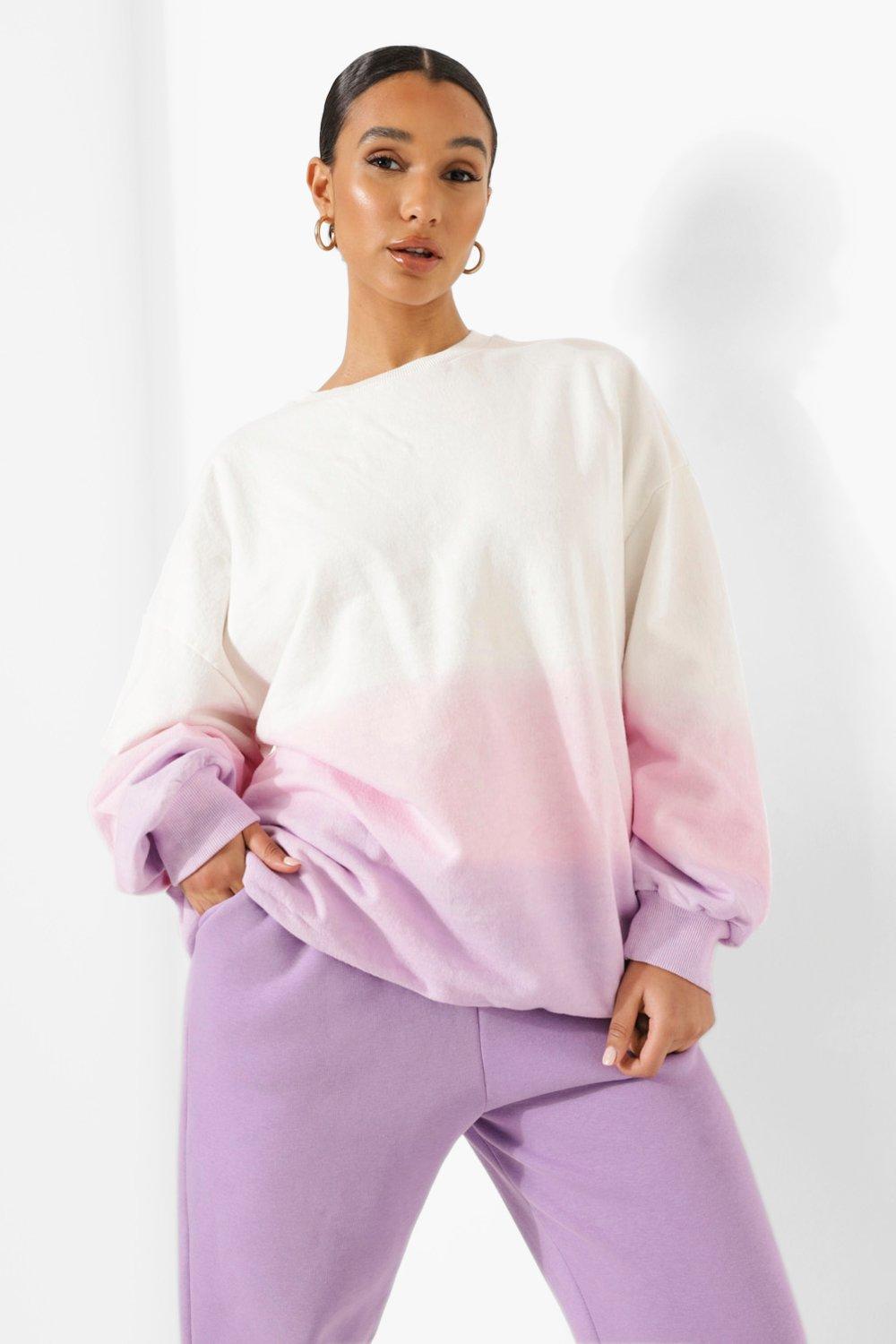 Sweat Oversize Tie-Dye - Rose - S, Rose