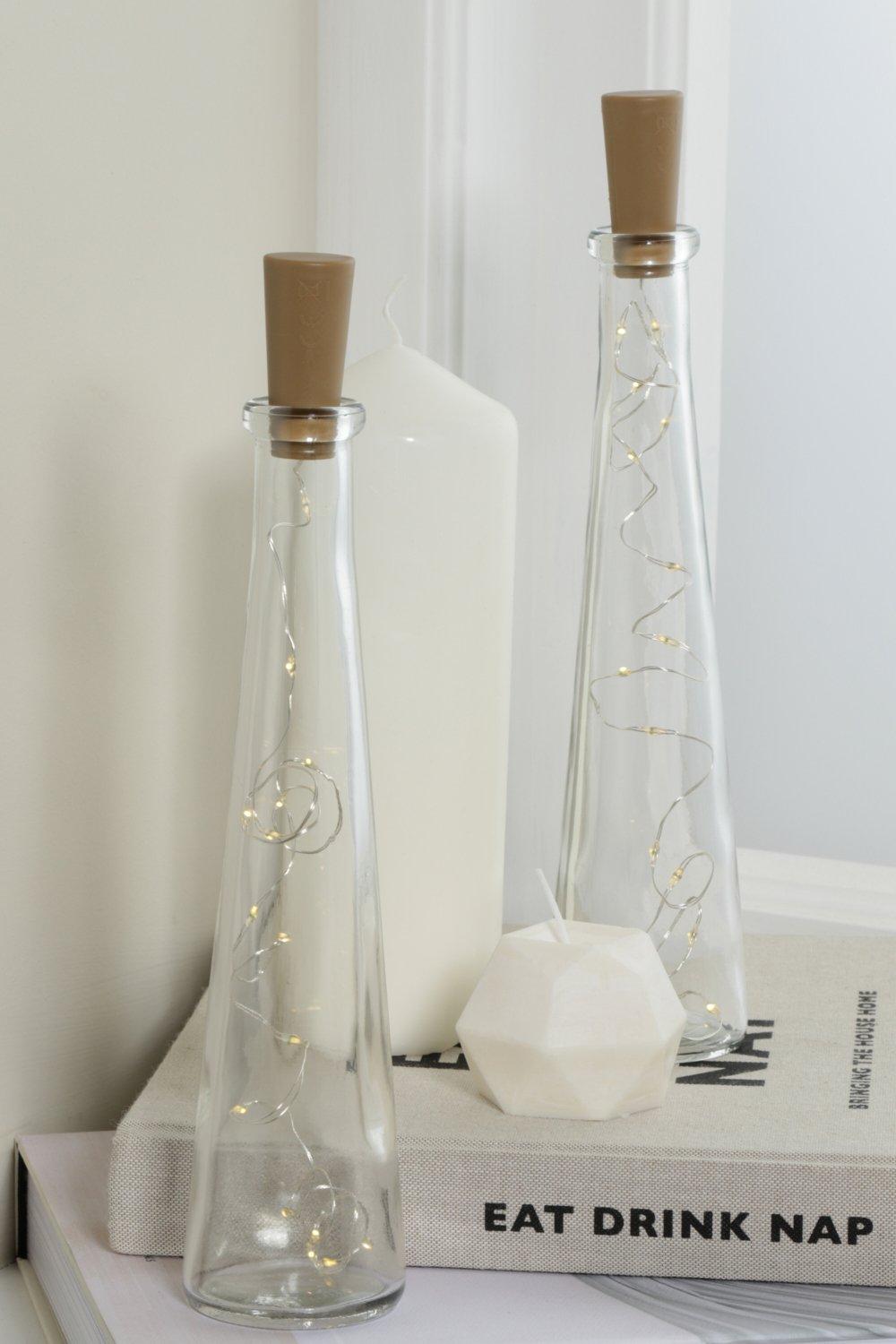 Guirlande Lumineuse À Bouchons De Bouteilles - Transparent - One Size, Transparent
