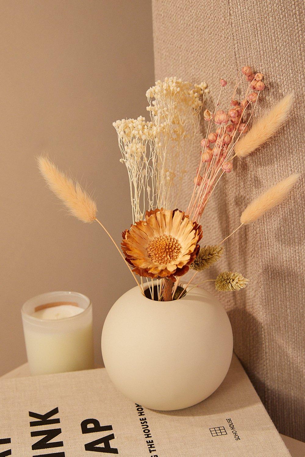 The Dried Flower Collection - Bouquet De Fleurs Séchées Orange - Orange Vif - One Size, Orange Vif