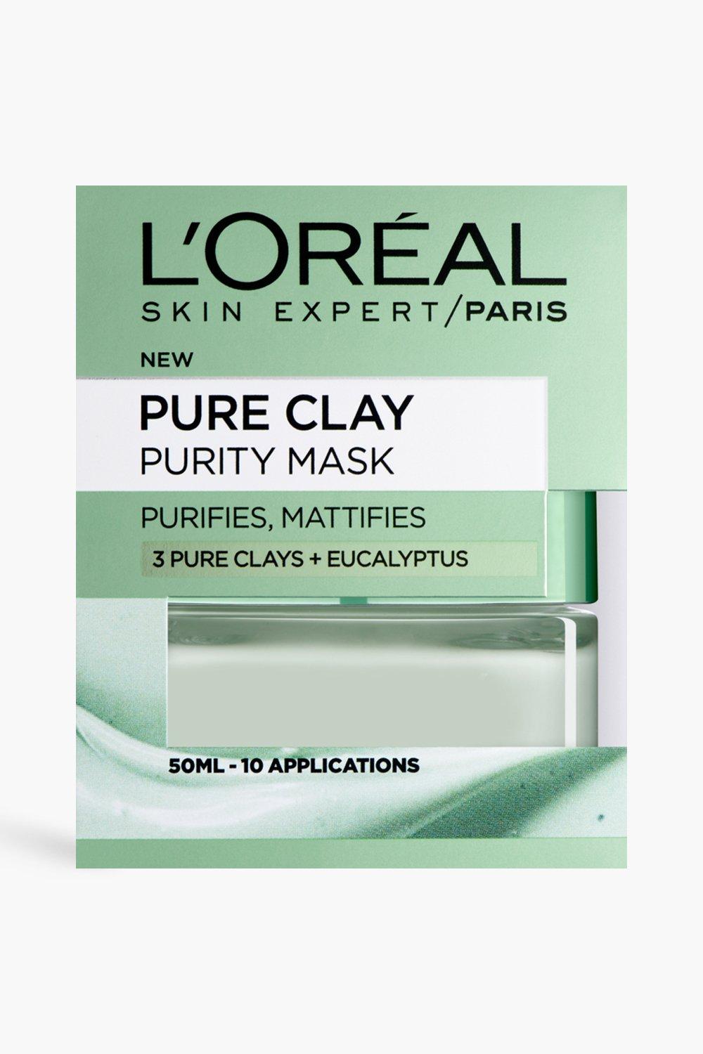 L'Oréal Paris - Masque À La Boue Odeur Eucalyptus - Multicolore - One Size, Multicolore