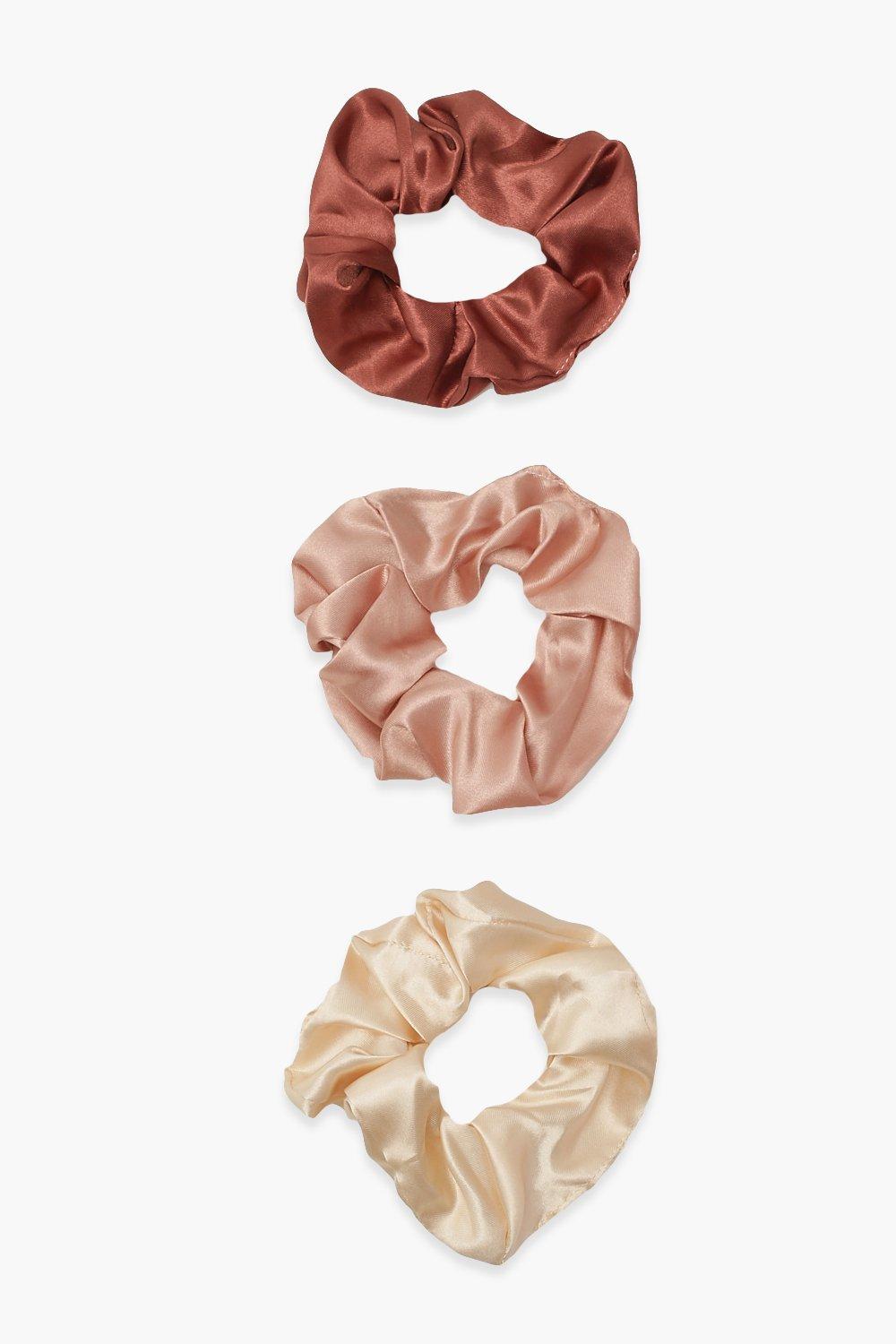 Click to view product details and reviews for Womens 3 Pack Tonal Satin Scrunchies Multi One Size Multi.