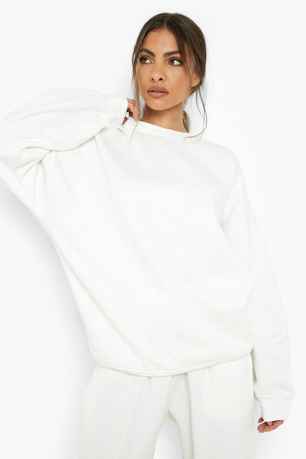 Boohoo Oversized Trui, Ecru