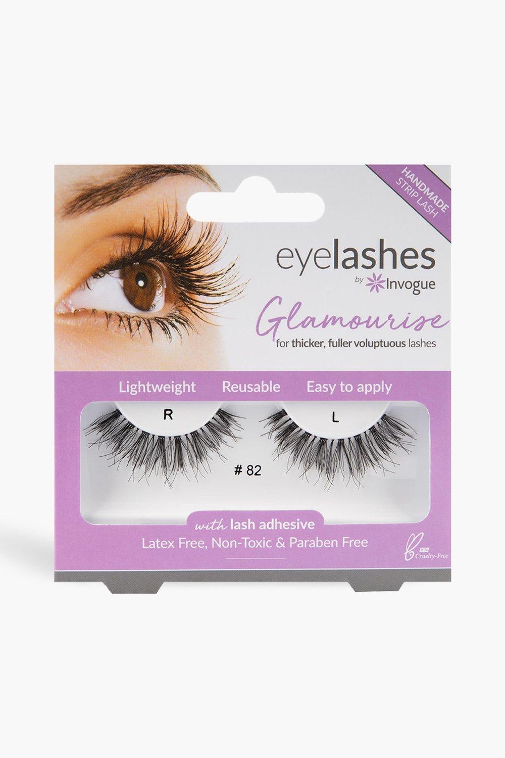 Womens Glamourise False Eyelashes #82 - Black - One Size, Black