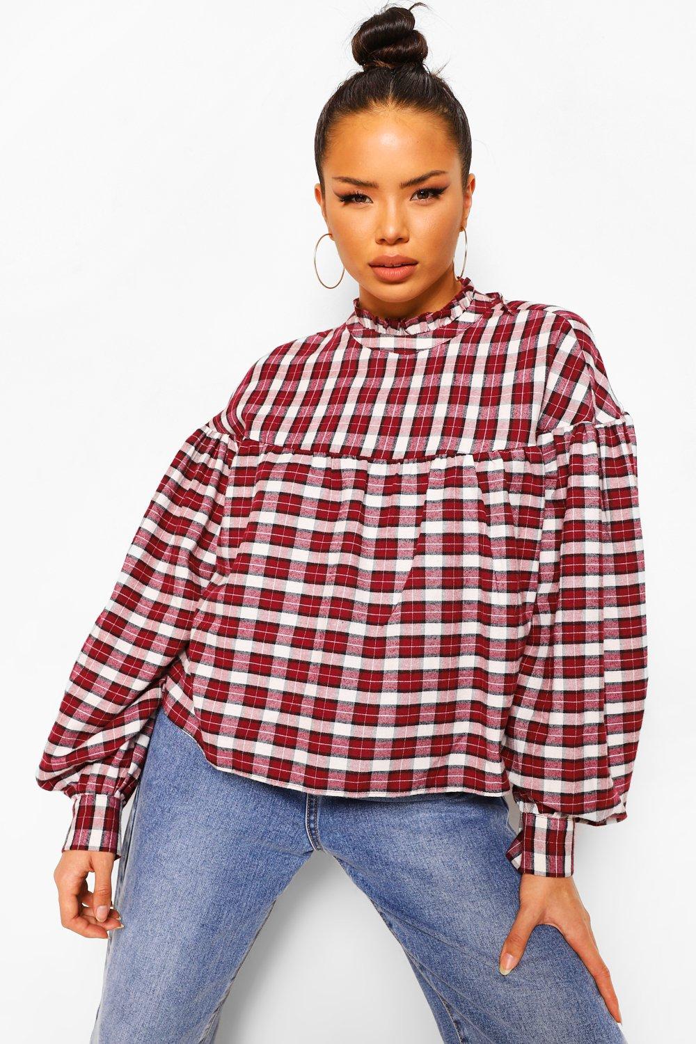 womens smock blouses