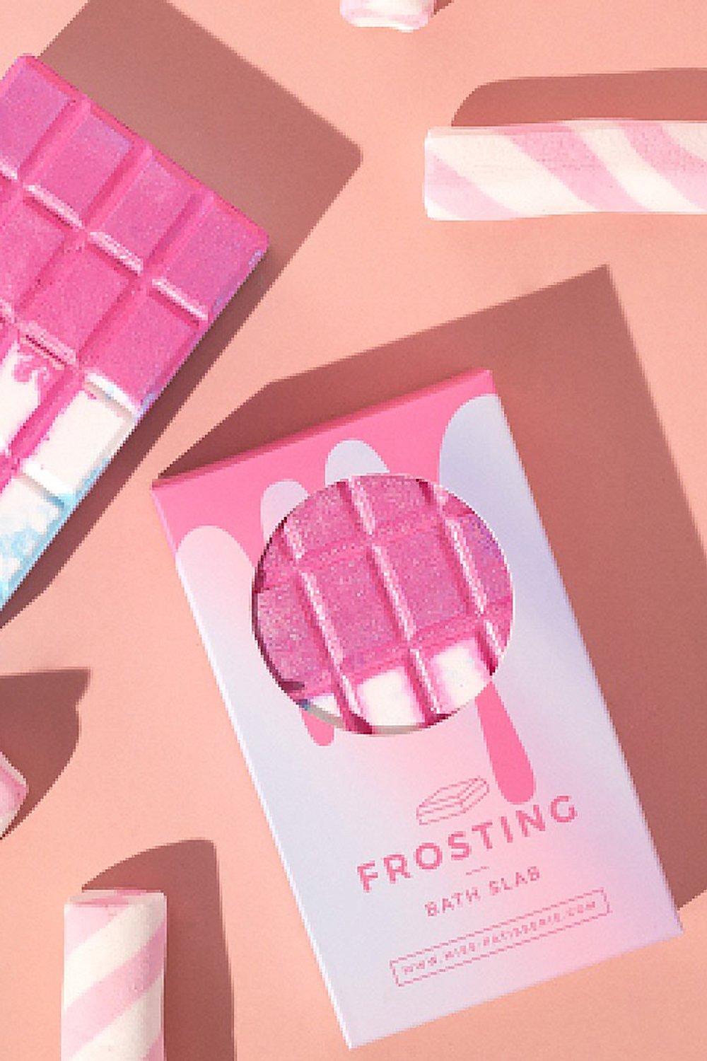 Womens Miss Patisserie Frosting Bath Slab - Pink - One Size, Pink