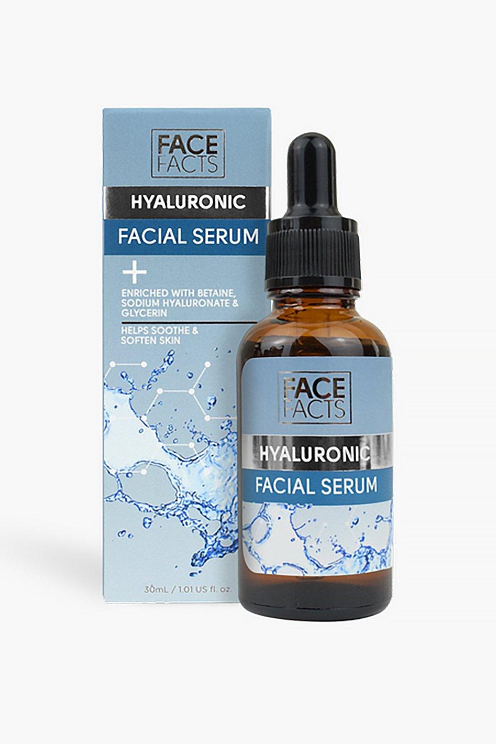 Womens Face Facts Hyaluronic Face Serum - Blue - One Size, Blue