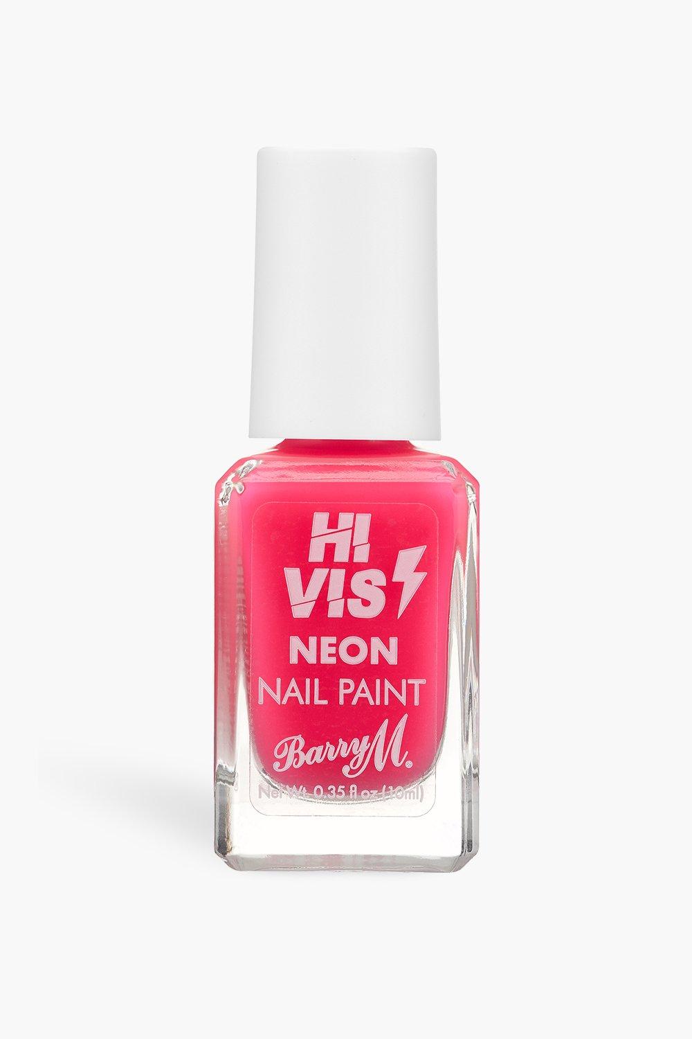 Womens Barry M Hi-Vis Nail Paint Pink Venom - One Size, Pink