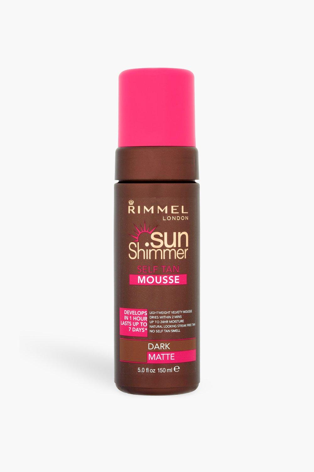 Womens Rimmel Instant Self Tan Mousse Dark Matte - Brown - One Size, Brown