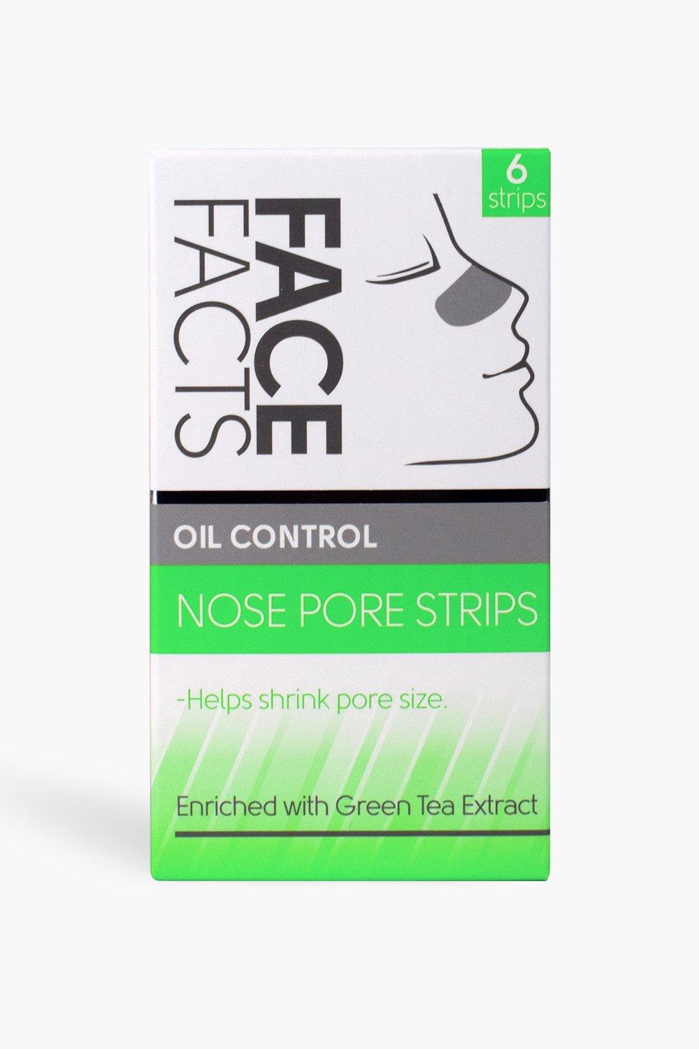 Womens Face Facts Nose Pore Strips - Oil Control - White - One Size, White