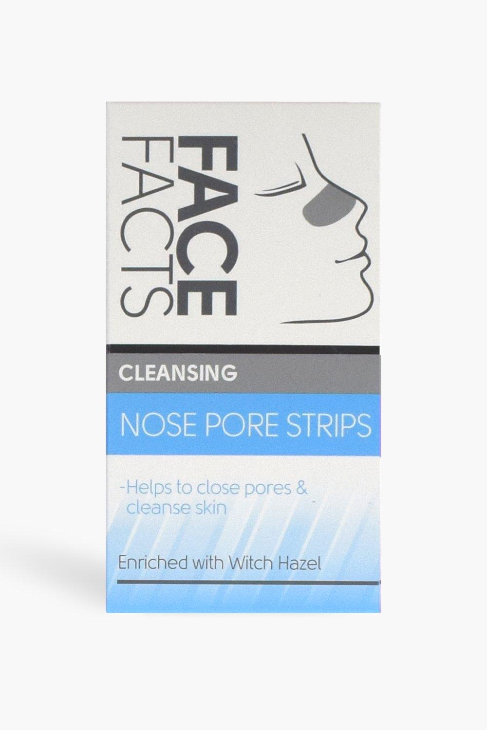 Womens Face Facts Nose Pore Strips - Cleansing - White - One Size, White
