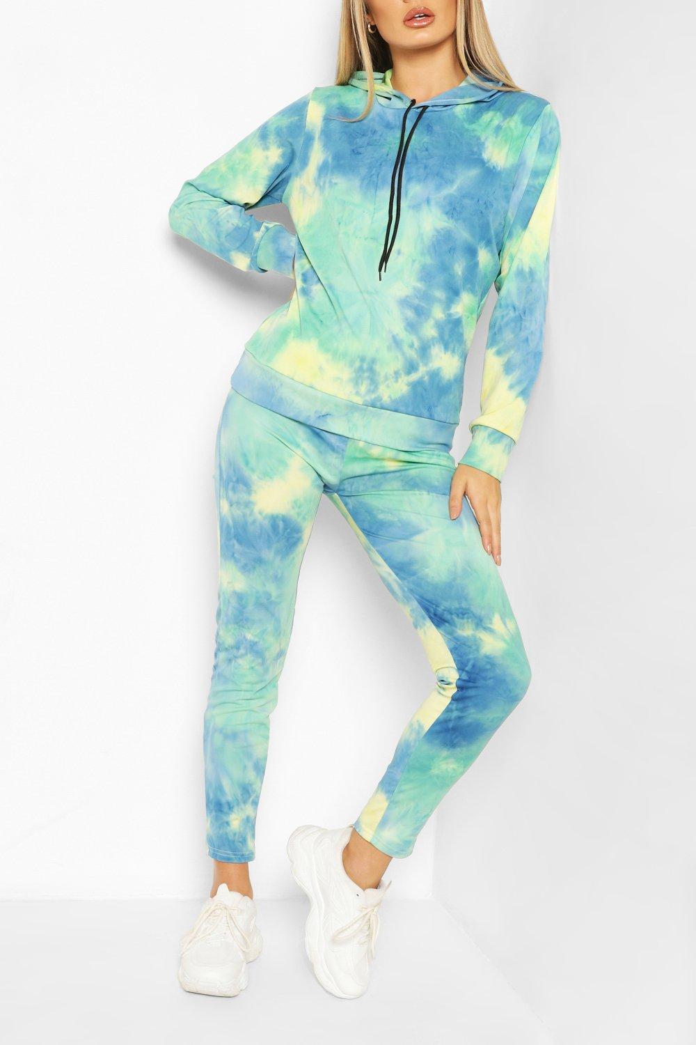 tie and dye track suit