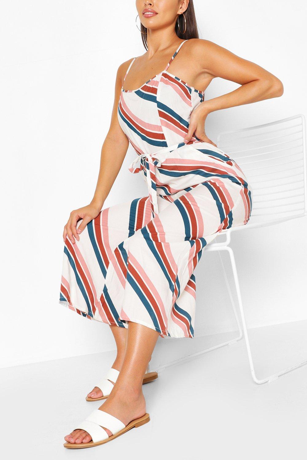 strappy culotte jumpsuit