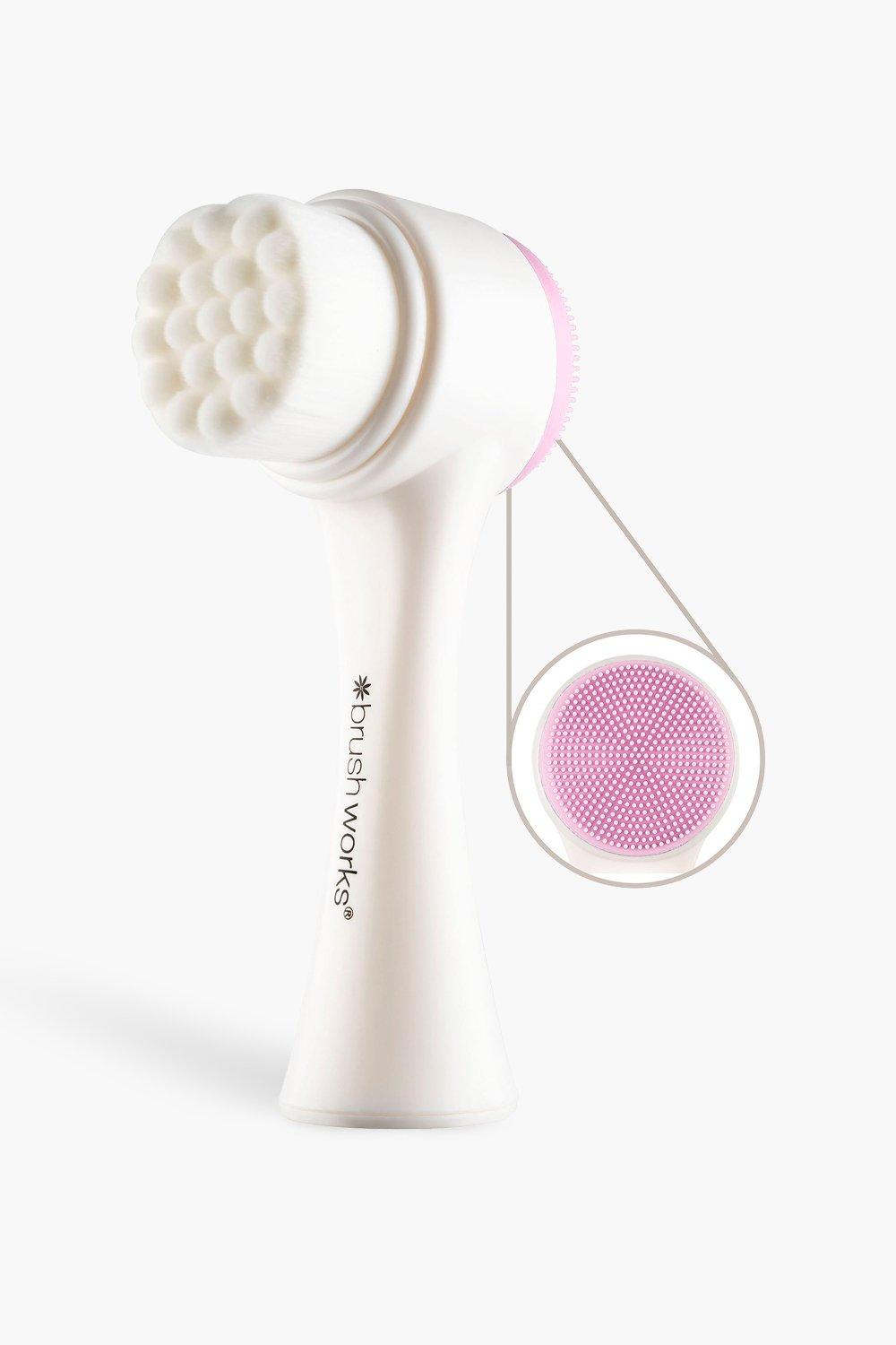 Brushworks Facial Cleansing Brush - Blanc - One Size, Blanc