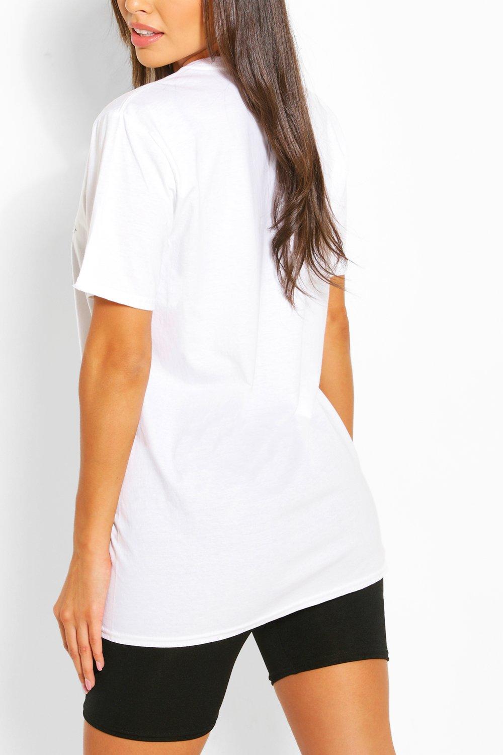 

Rainbow Slogan T-Shirt, White