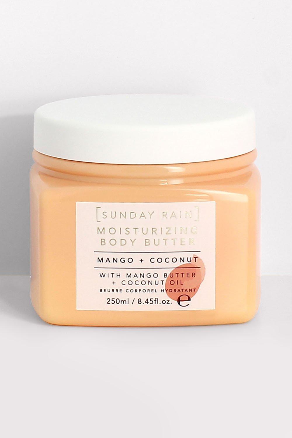 Womens Sunday Rain Mango & Coconut Body Butter - Orange - One Size, Orange
