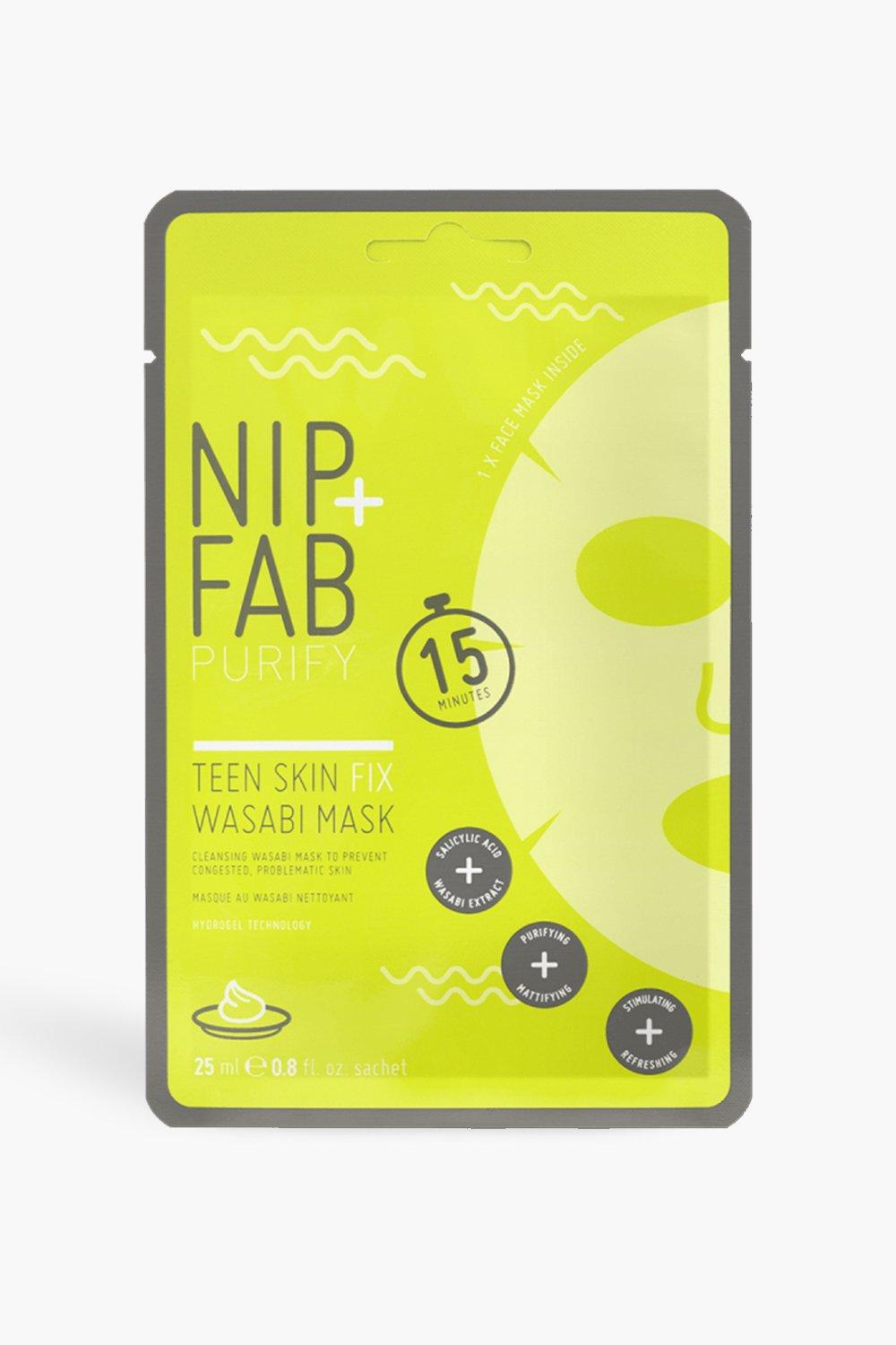 Womens Nip + Fab Teen Skin Blemish Sheet Mask - Yellow - One Size, Yellow