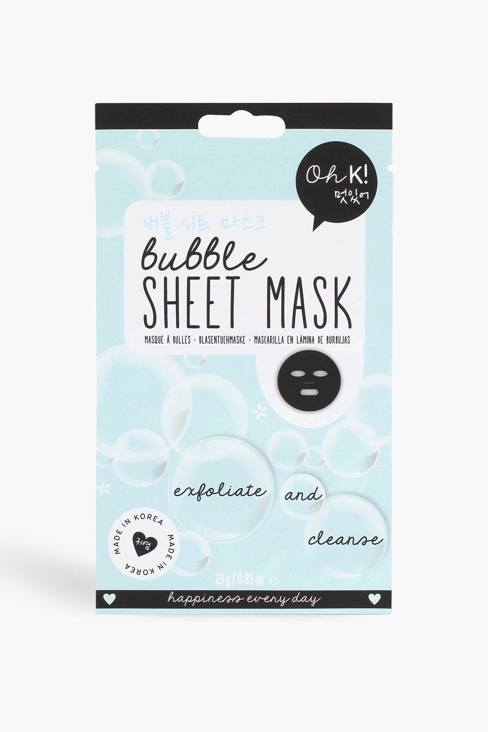 Womens Oh K! Sheet Mask - Bubble - Blue - One Size, Blue