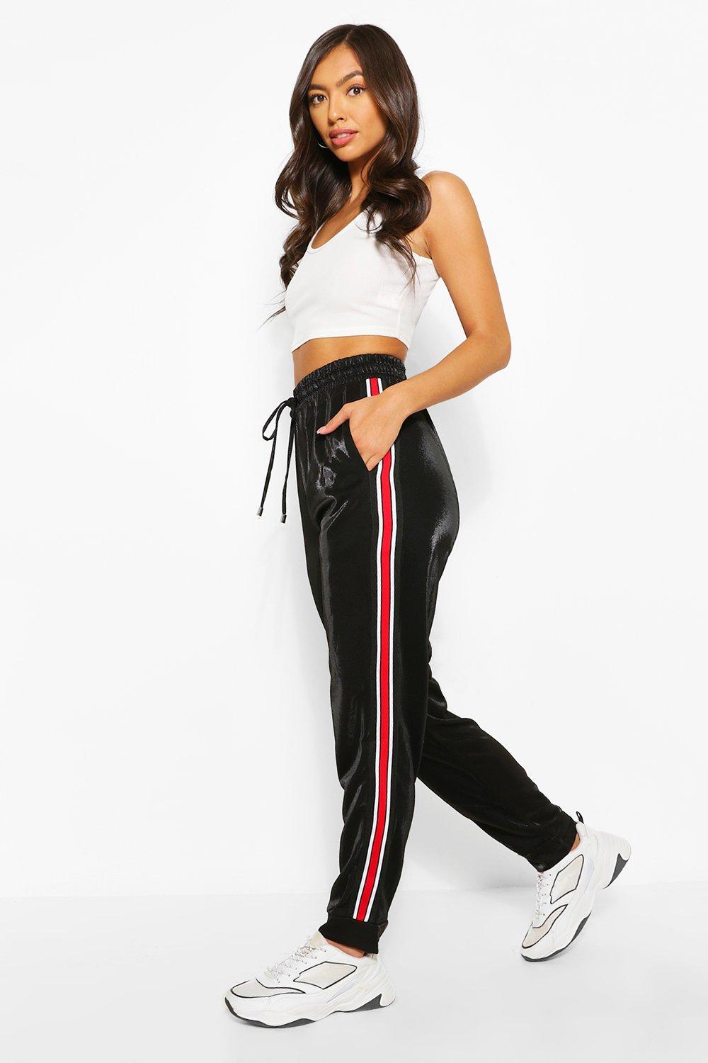 stripe jogger