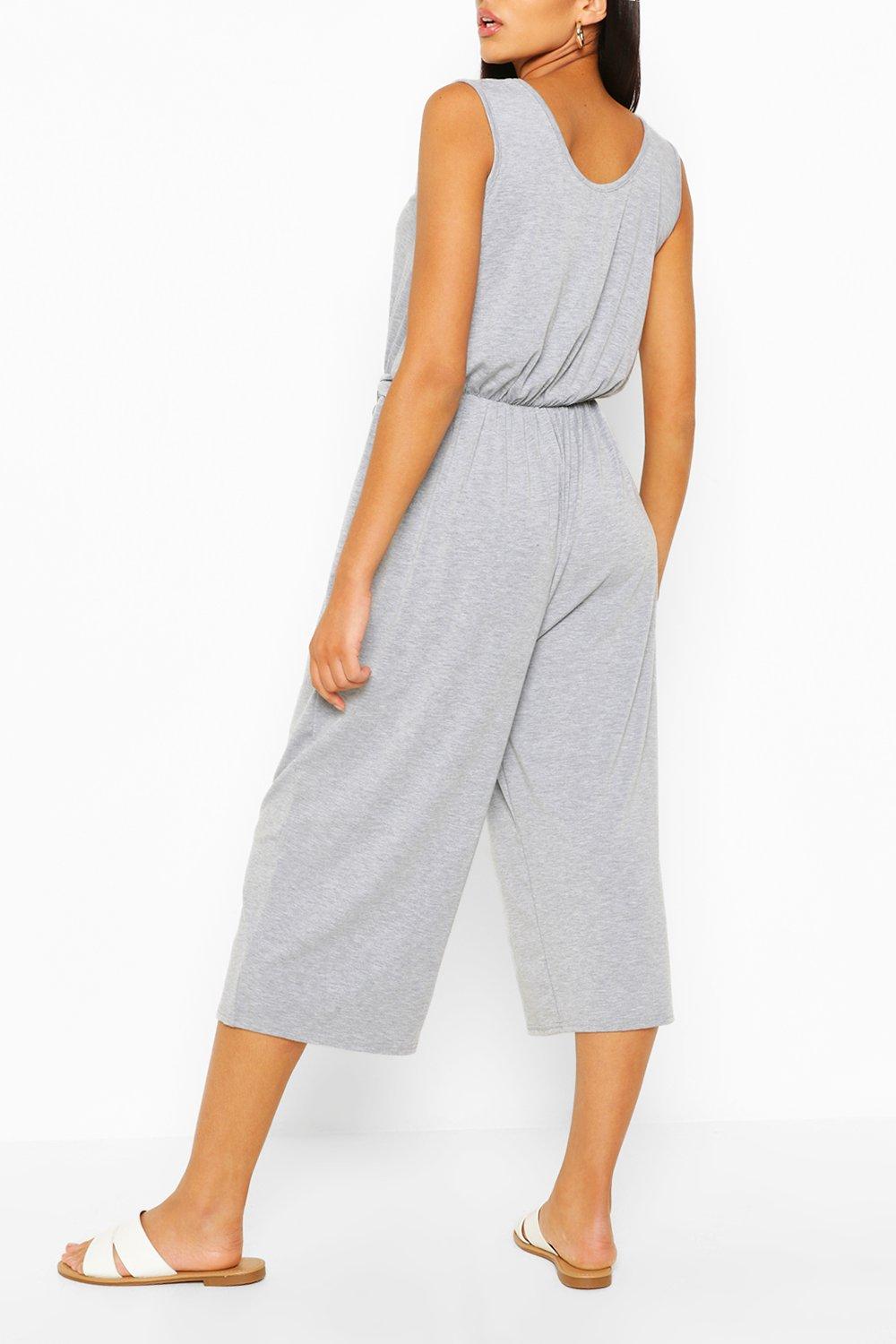 jersey culotte jumpsuit