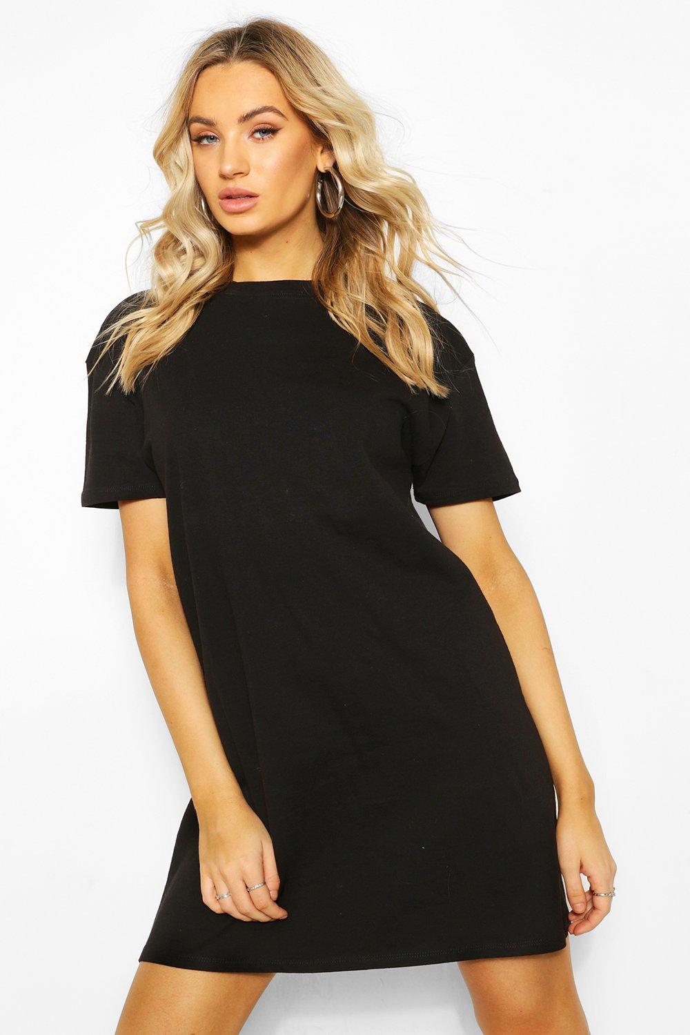 

Be Kind Back Print T-shirt Dress, Black
