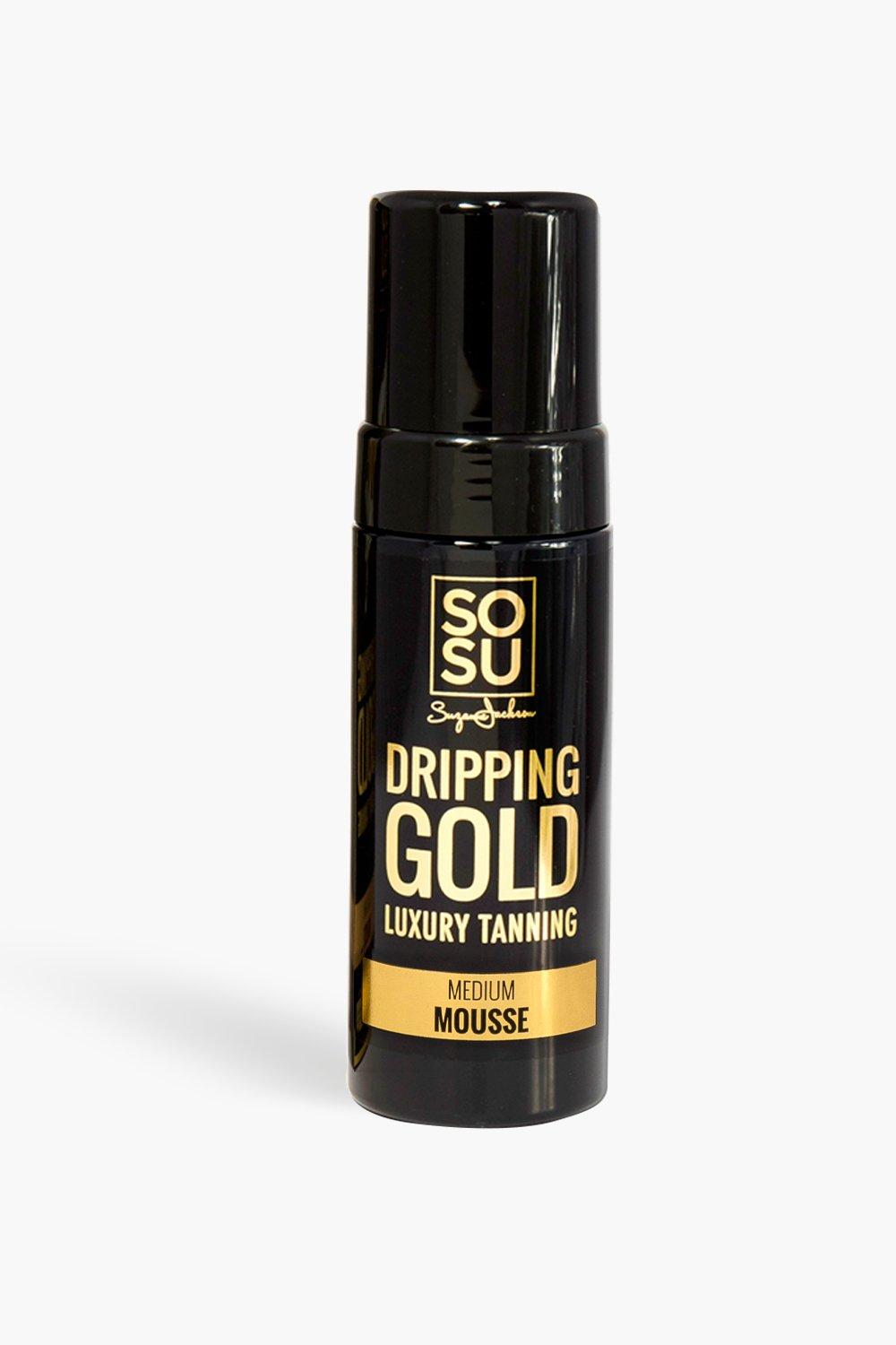 Womens Sosu Dripping Gold Medium Mousse - Black - One Size, Black