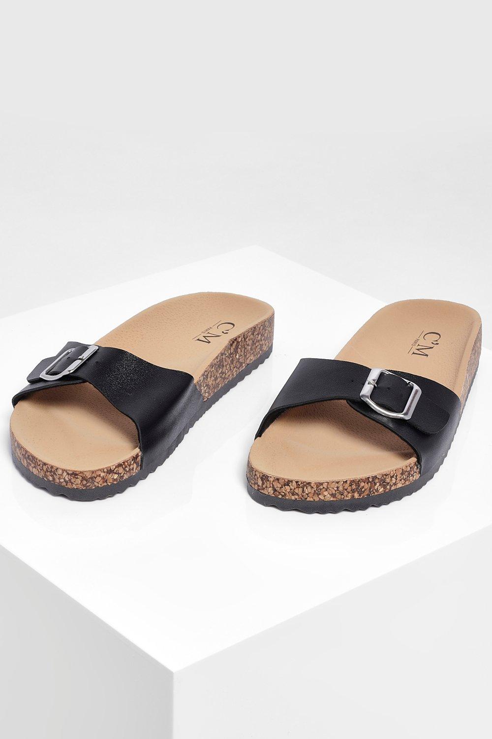 

Шлепанцы с одним ремешком, Black