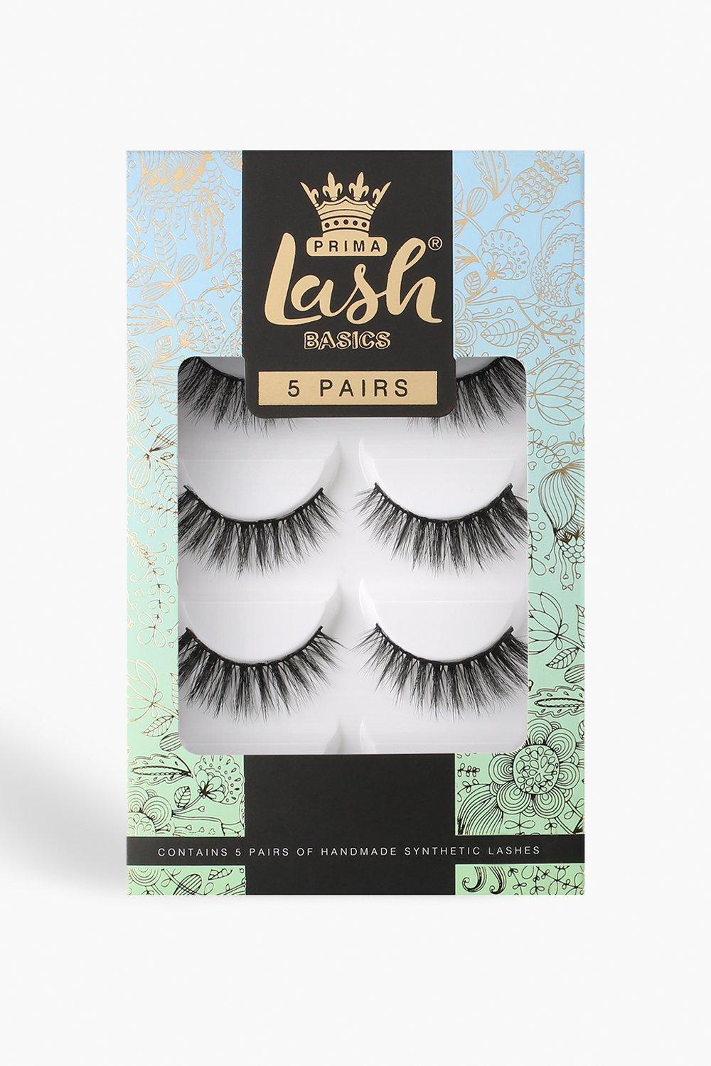 Womens Primalash Fifi Lashes 5 Pack - Black - One Size, Black